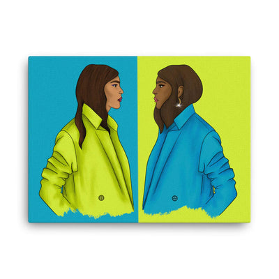 Twin Flame Canvas