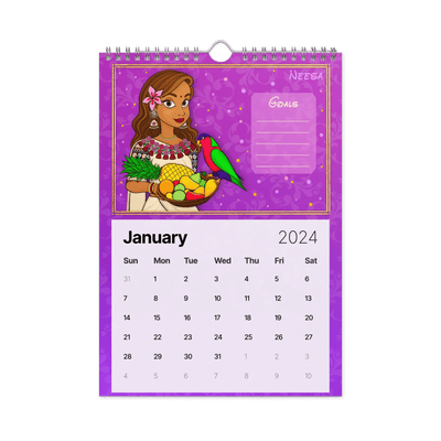 Desi Royalty - Wall calendar (2024)