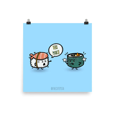 Teri Maki Art Print by The Cute Pista 