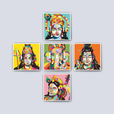 Pop Art Deities-1 Poster Set