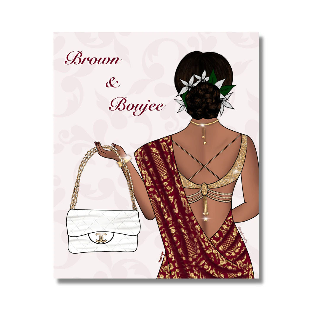 Brown & Boujee Print