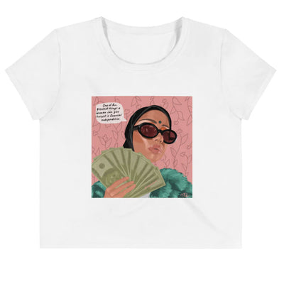 Girl Boss crop tee By Labyrinthave