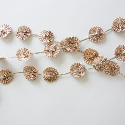 Rose Gold Gota Garland (x 3)