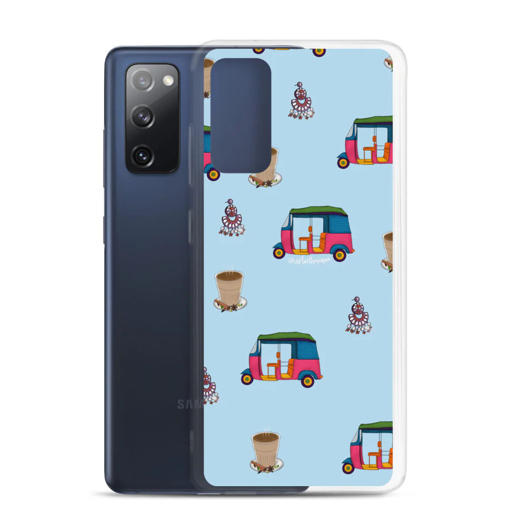 Auto, Earrings, and Chai Blue Phone Case: Samsung