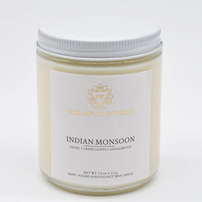 Indian Monsoon Jar candle by Scrumptious Wicks