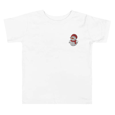 Toddler Embroidered Desi Snowman T-Shirt