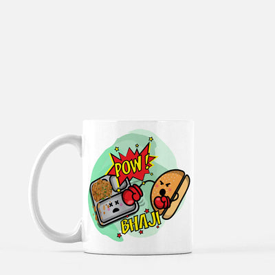 Pow Bhaji  Mug by The Cute Pista
