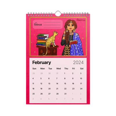 Desi Royalty - Wall calendar (2024)