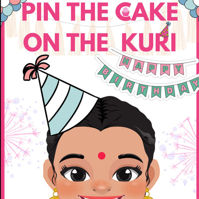 Pin the Cake game by Asian Event Store