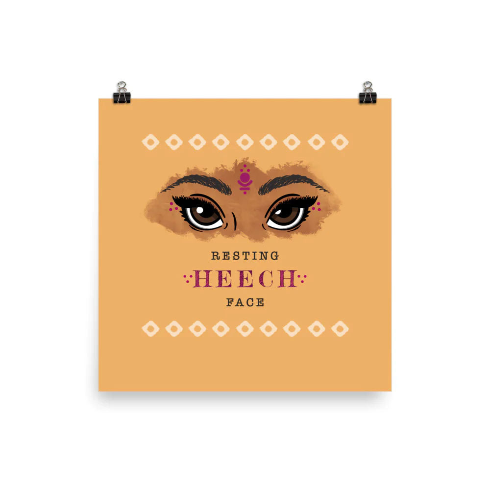 Resting Heech Face - Art Print