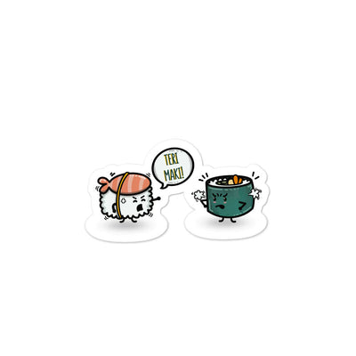 Teri Maki Sticker by The Cute Pista