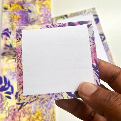 Purple/Yellow sticky notes by Laksh Sarkar Creations