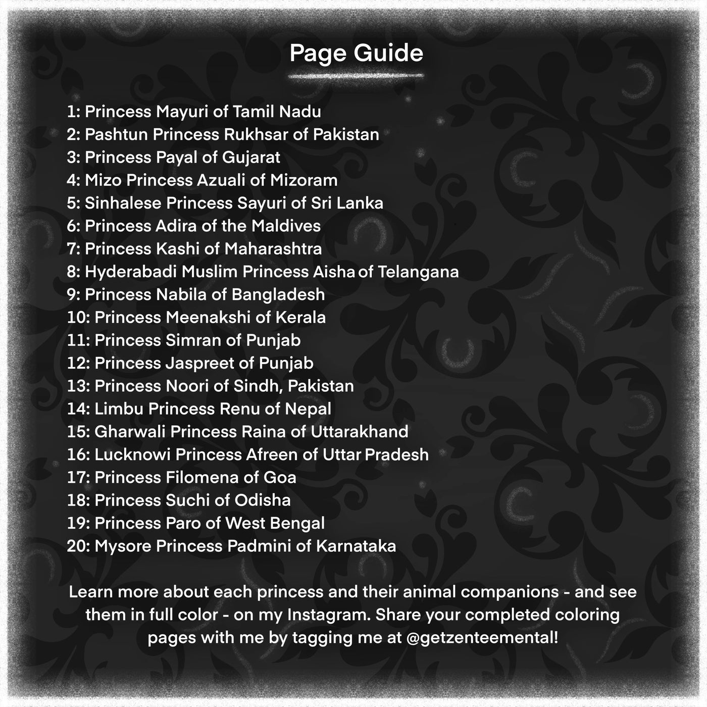 Desi Royalty Coloring Book