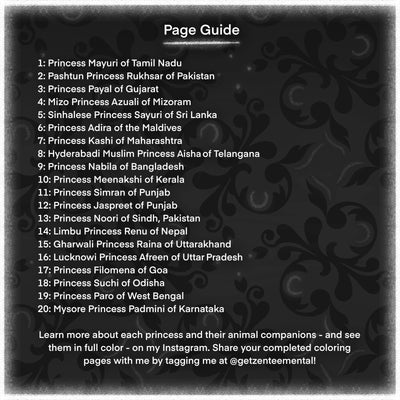 Desi Royalty Coloring Book
