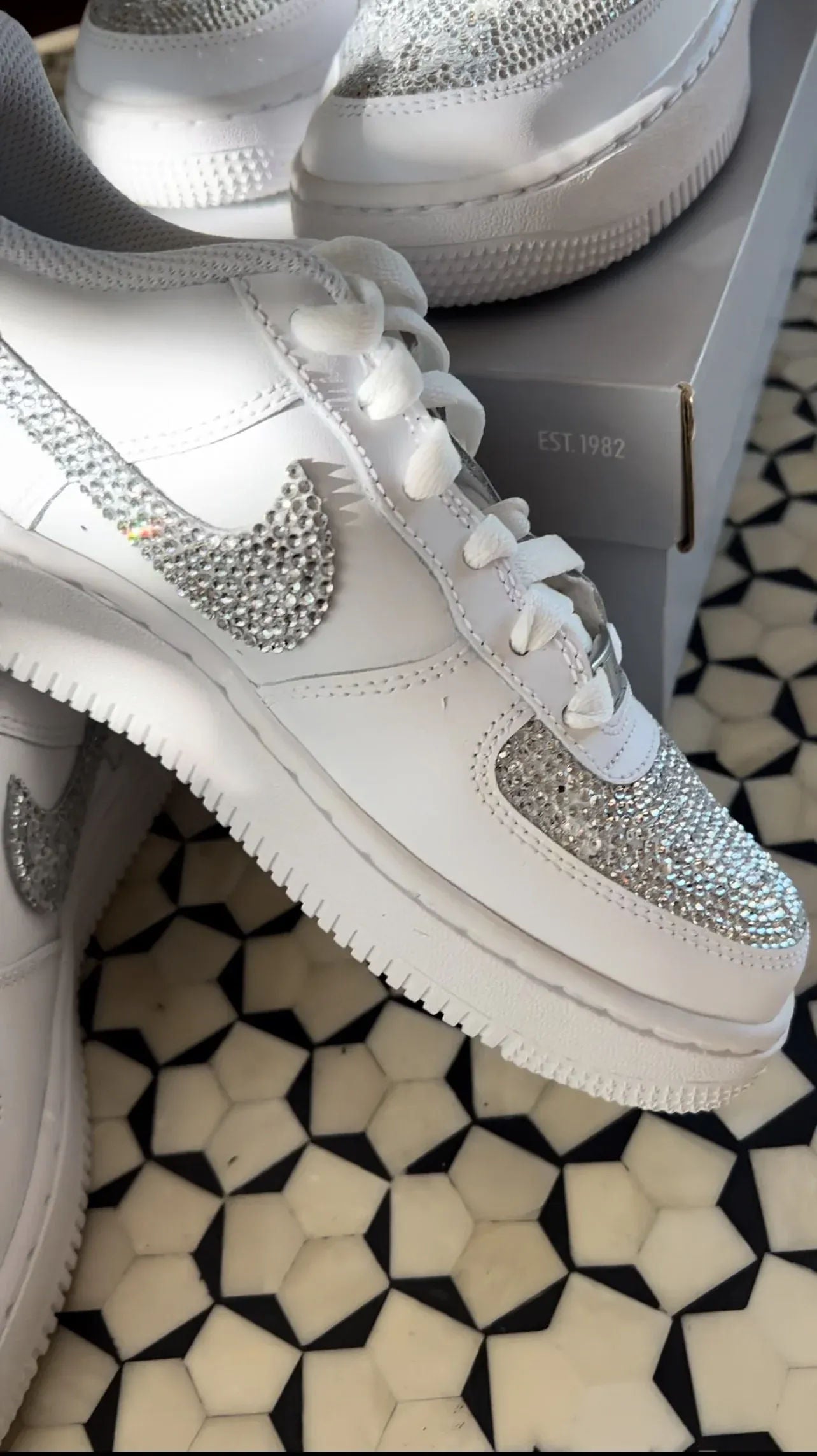 Swarovski Crystal Encrusted Nike AF1 '07