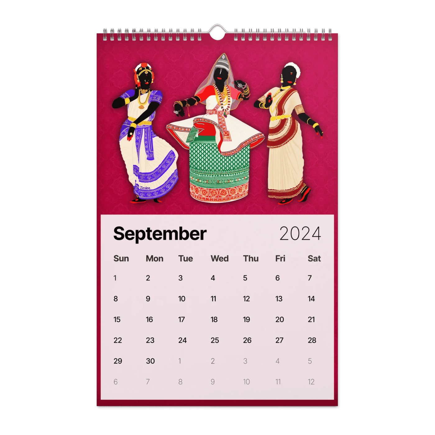 ZenTee - Wall calendar (2024)