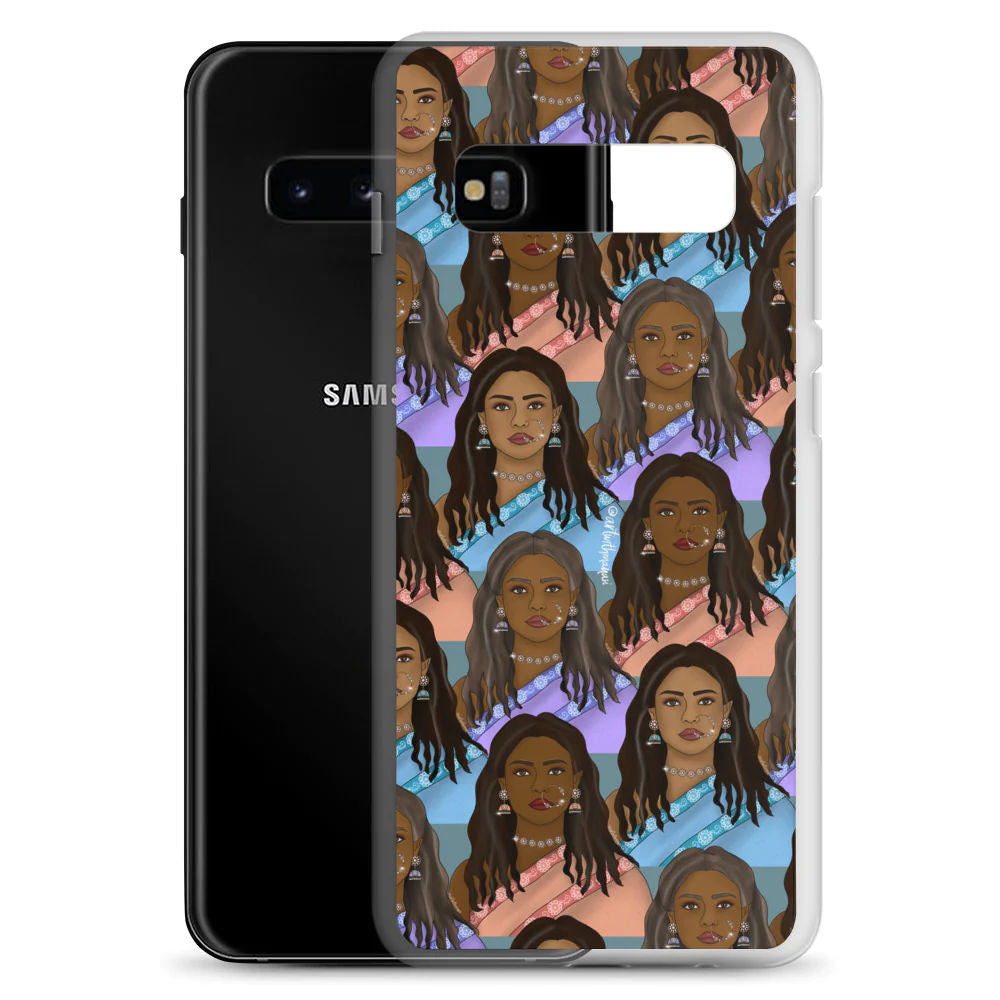 Gray Hair and Beautiful Phone Case: Samsung