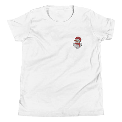 Youth Embroidered Desi Snowman T-Shirt