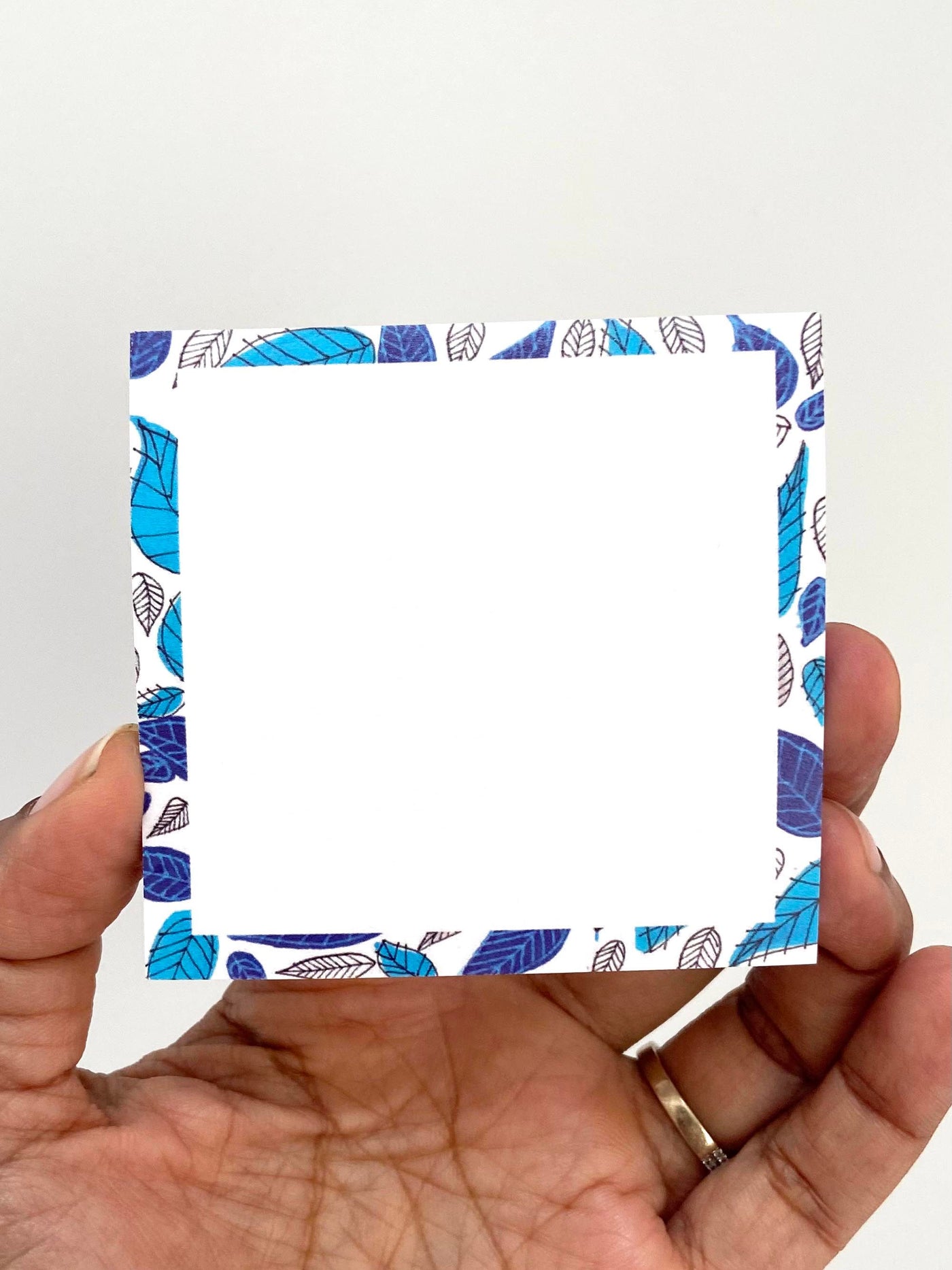 Sticky Notes - Set of 2- Leafy Blue