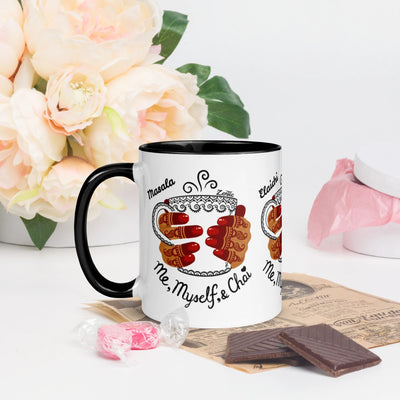 Me, Myself, & Chai - Mug with Color Inside