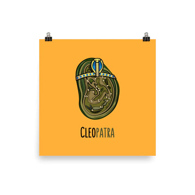 Cleopatra Art Print by The Cute Pista