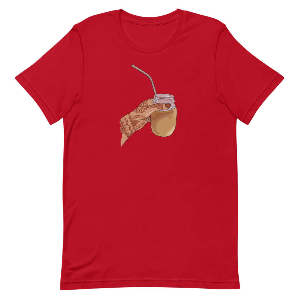 Iced Coffee Mendhi Hands T-Shirt