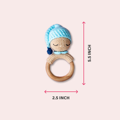 Indian Mom - Baby Teether Rattle set