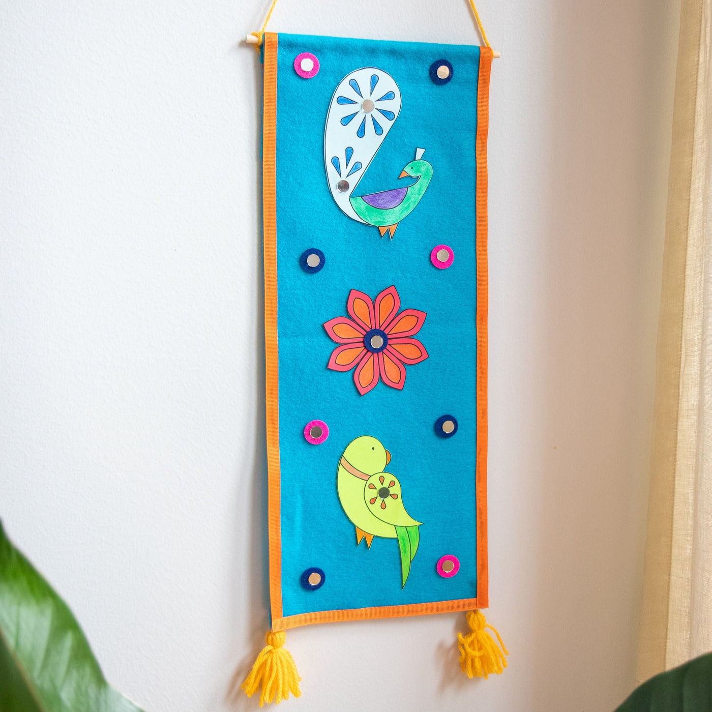 Gujarati Wall Hanging Art Kit by Desi Meets Design