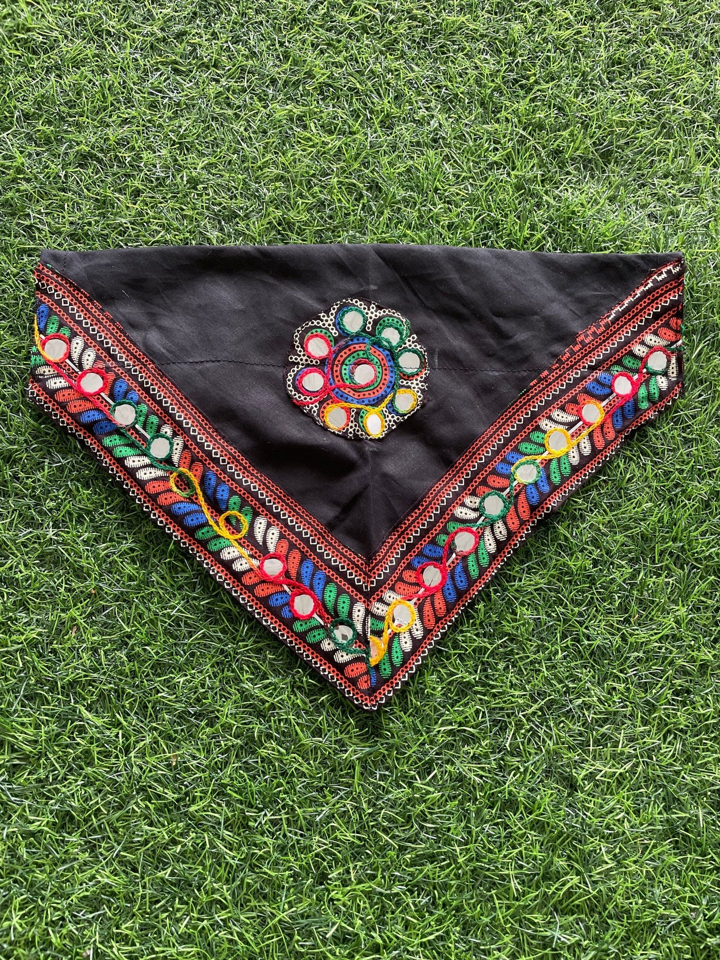 Kutch Embroidery Dog Bandana