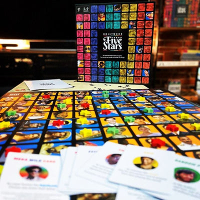 Bollywood Five Stars Board Game by Desification 