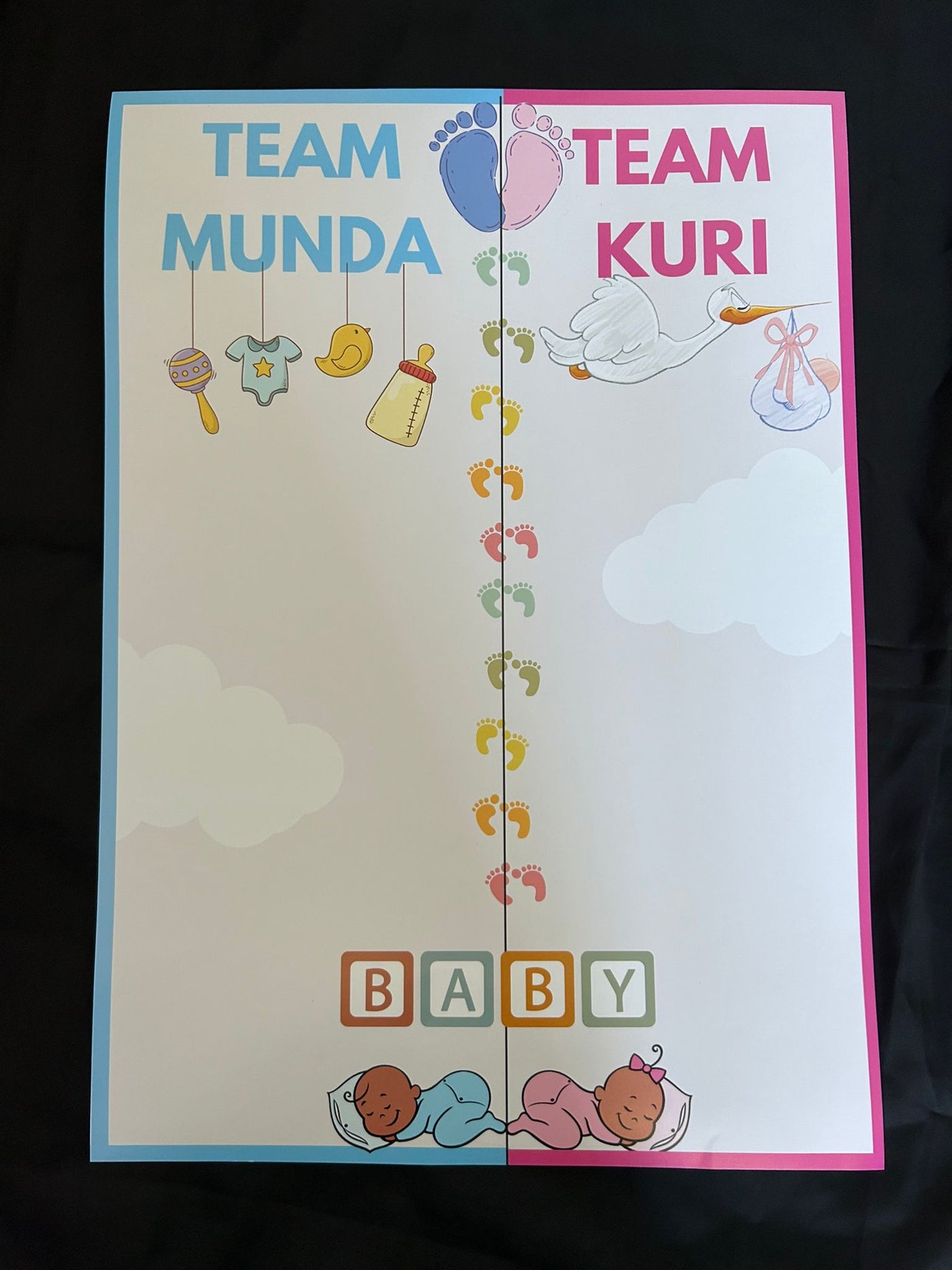 Baby Shower- Guess the Gender (Munda/Kuri)