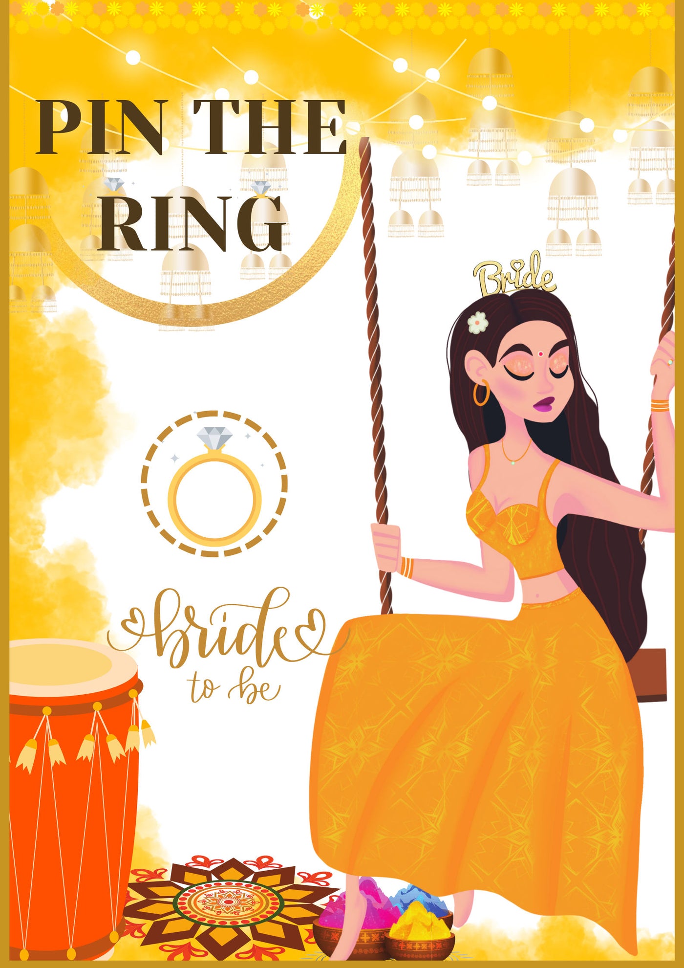 Pin The Ring- Bridal/Engagement Game