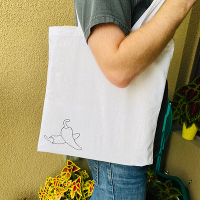 Custom Embroidered Tote Bag (100% of Proceeds Donated)