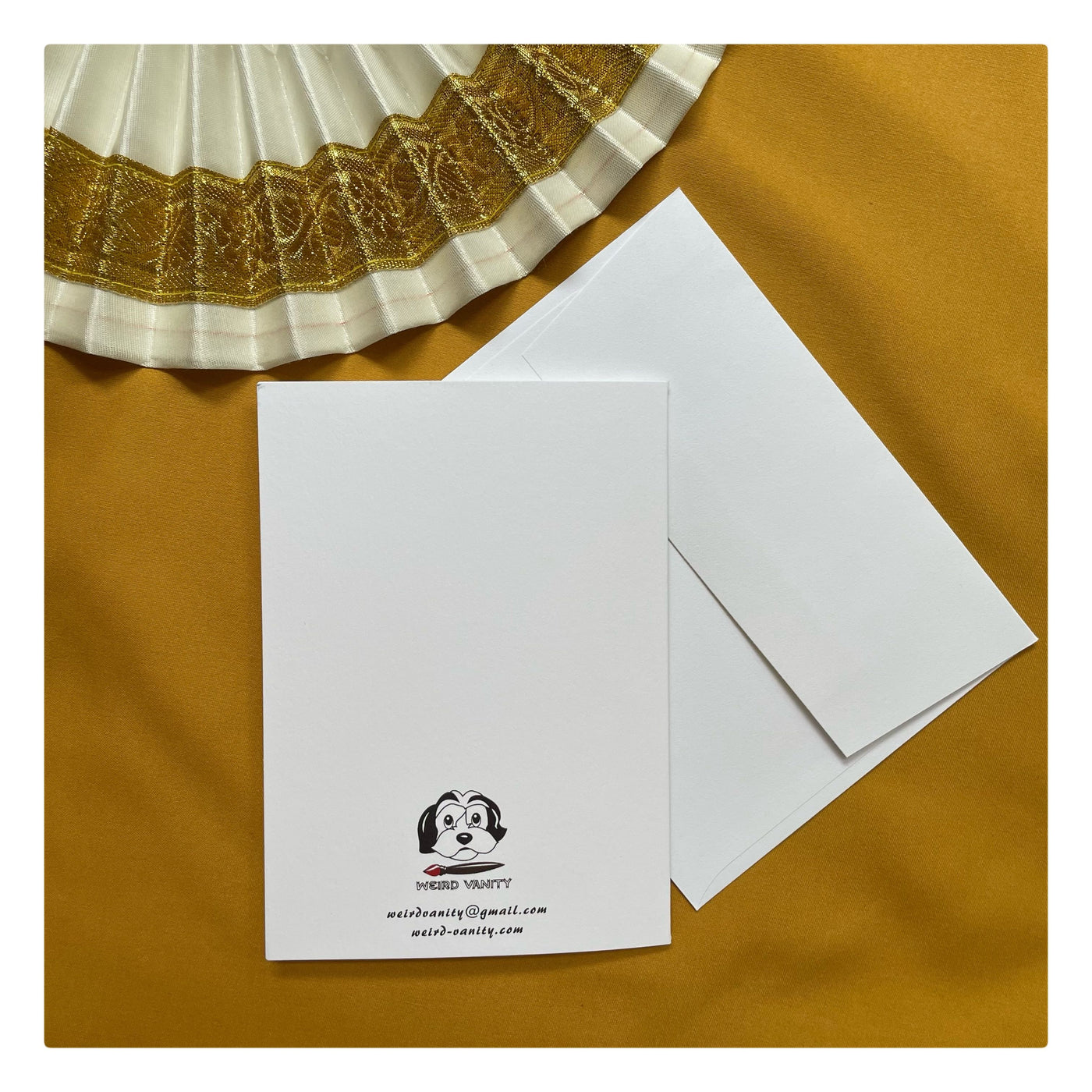 Happy Onam Kerala Greeting Card 4x5.6” with envelope