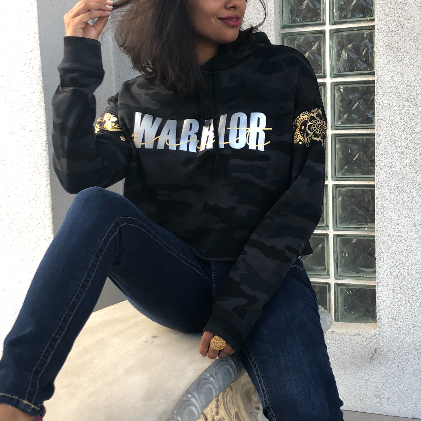 Aurat Warrior Kids Hoodie