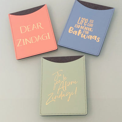 Life is too Short for Bakwaas Passport Cover