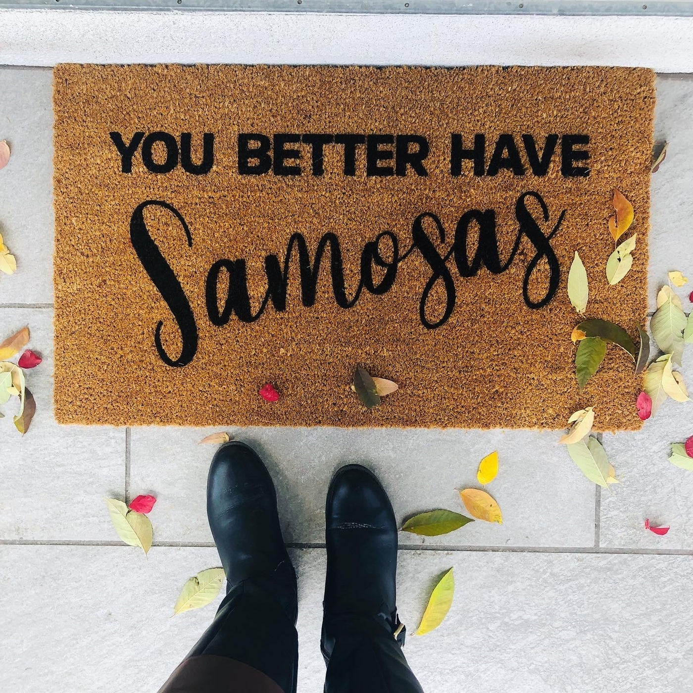 Samosas Doormat