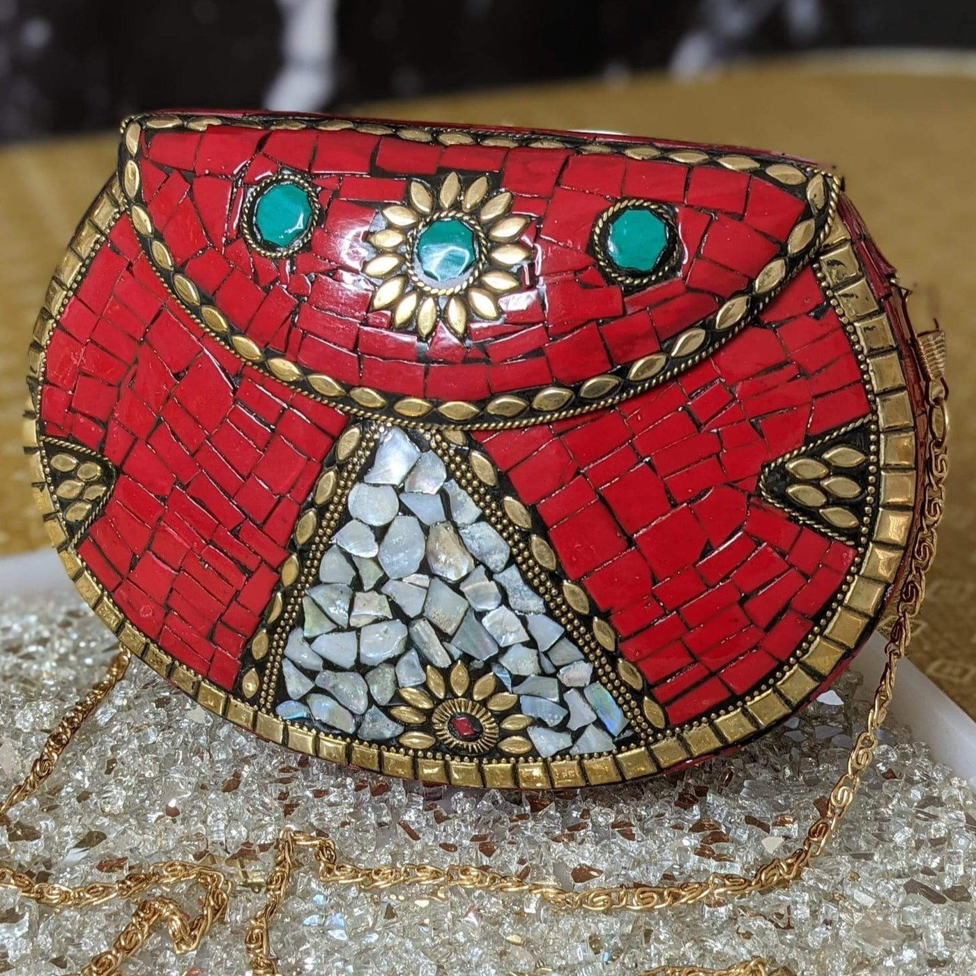 Mosaic Tile Clutch