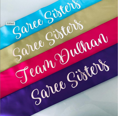 Team Dulhan Sashes