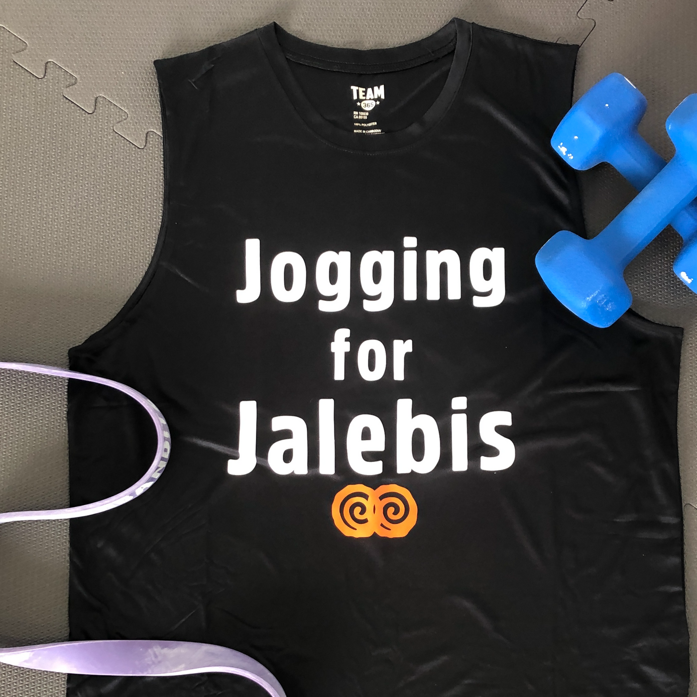 Jogging for Jalebis Men's Muscle Tank