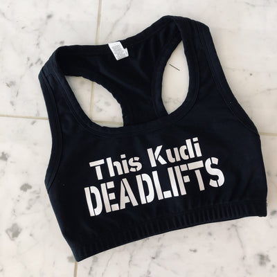 This Kudi Deadlifts Sports Bra