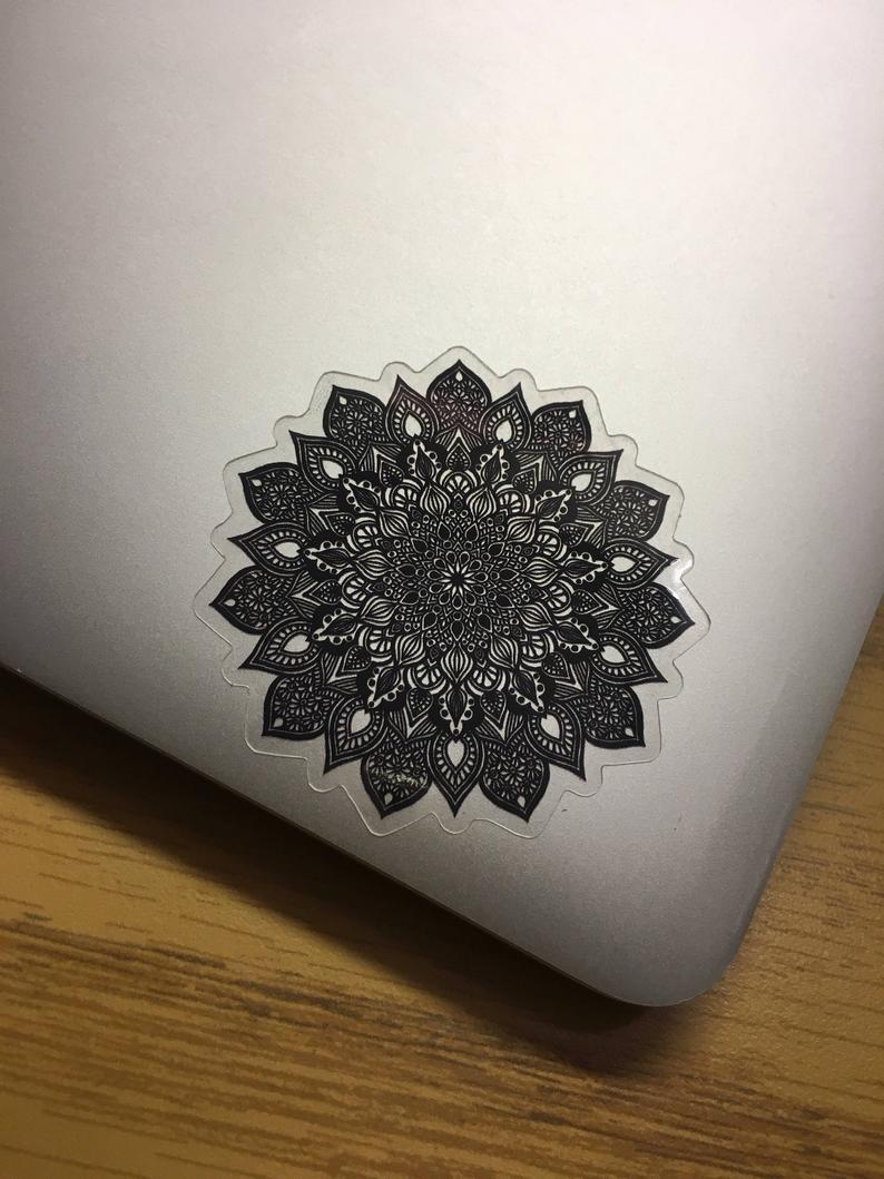 Zen Mandala Transparent Sticker