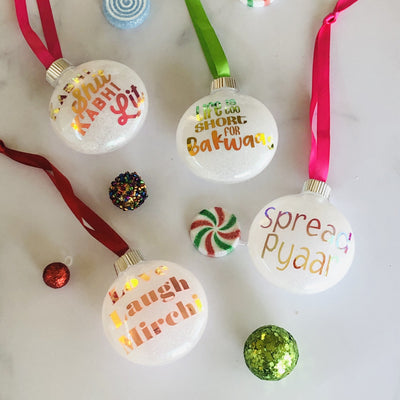 Funny Desi Christmas Ornaments