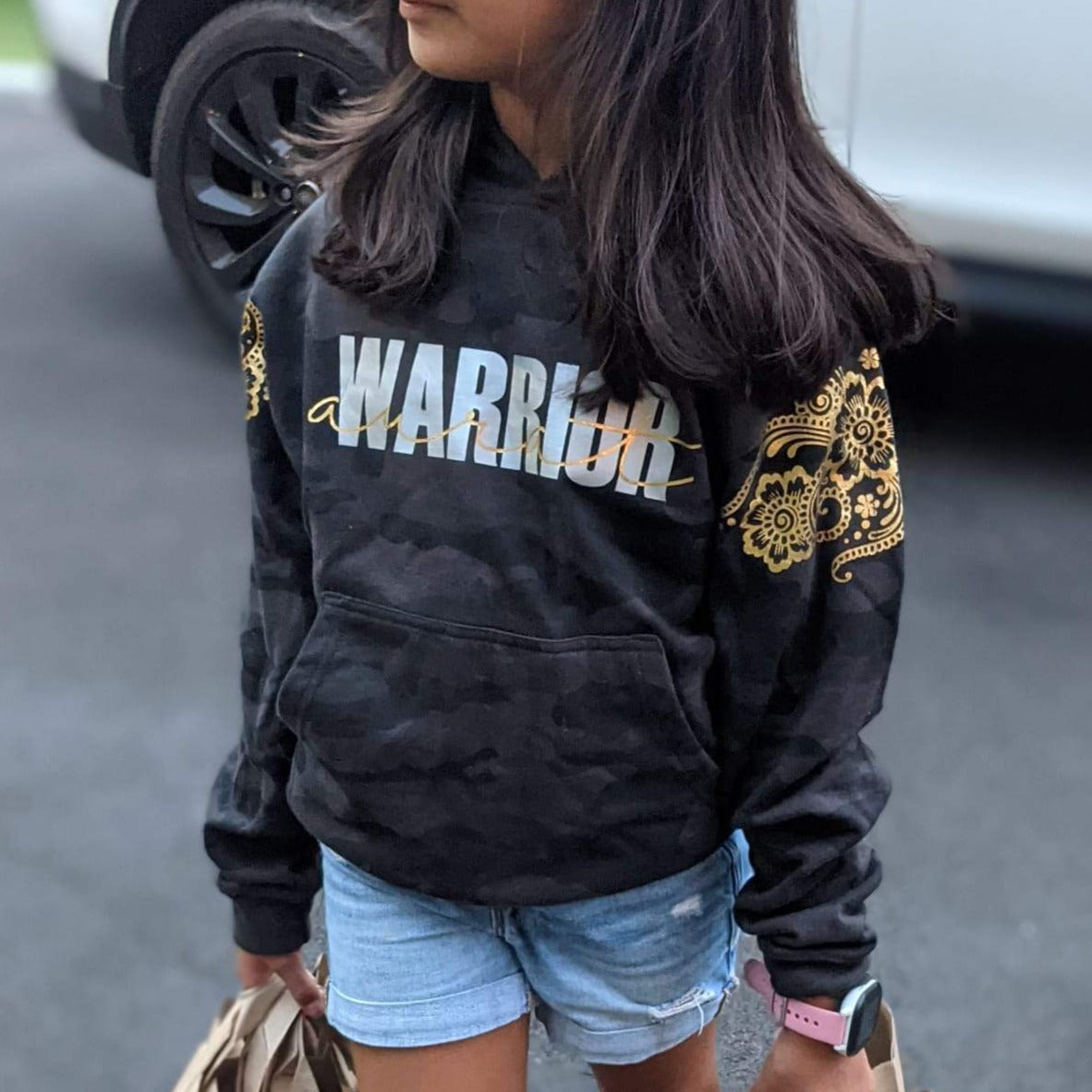 Aurat Warrior Hoodie by Modern Desi