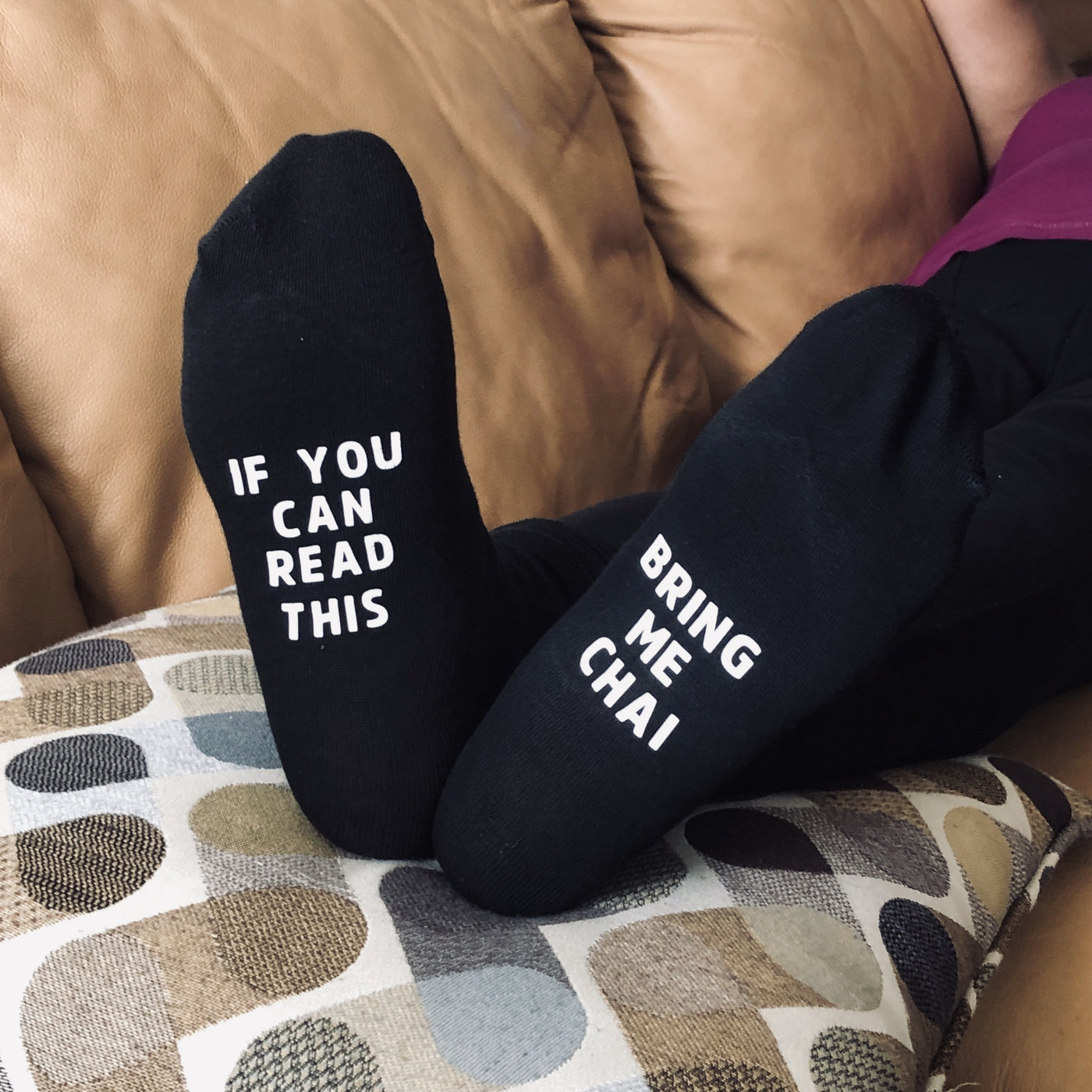 Bring Me Chai Crew Socks