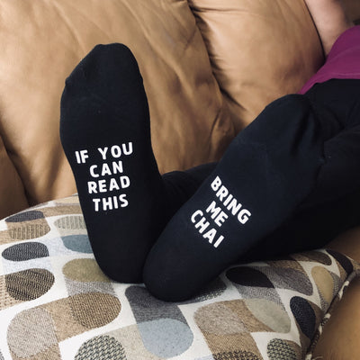 Bring Me Chai Crew Socks