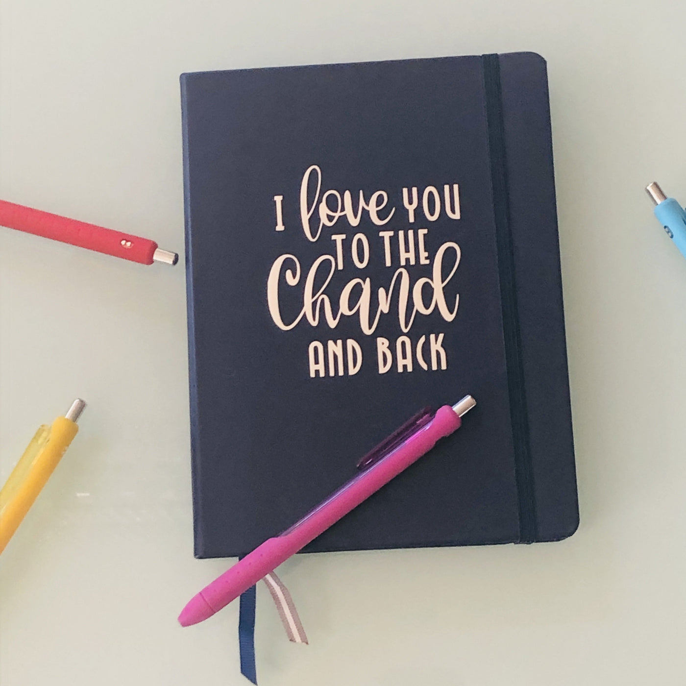 I Love you to the Chand and Back Notebook