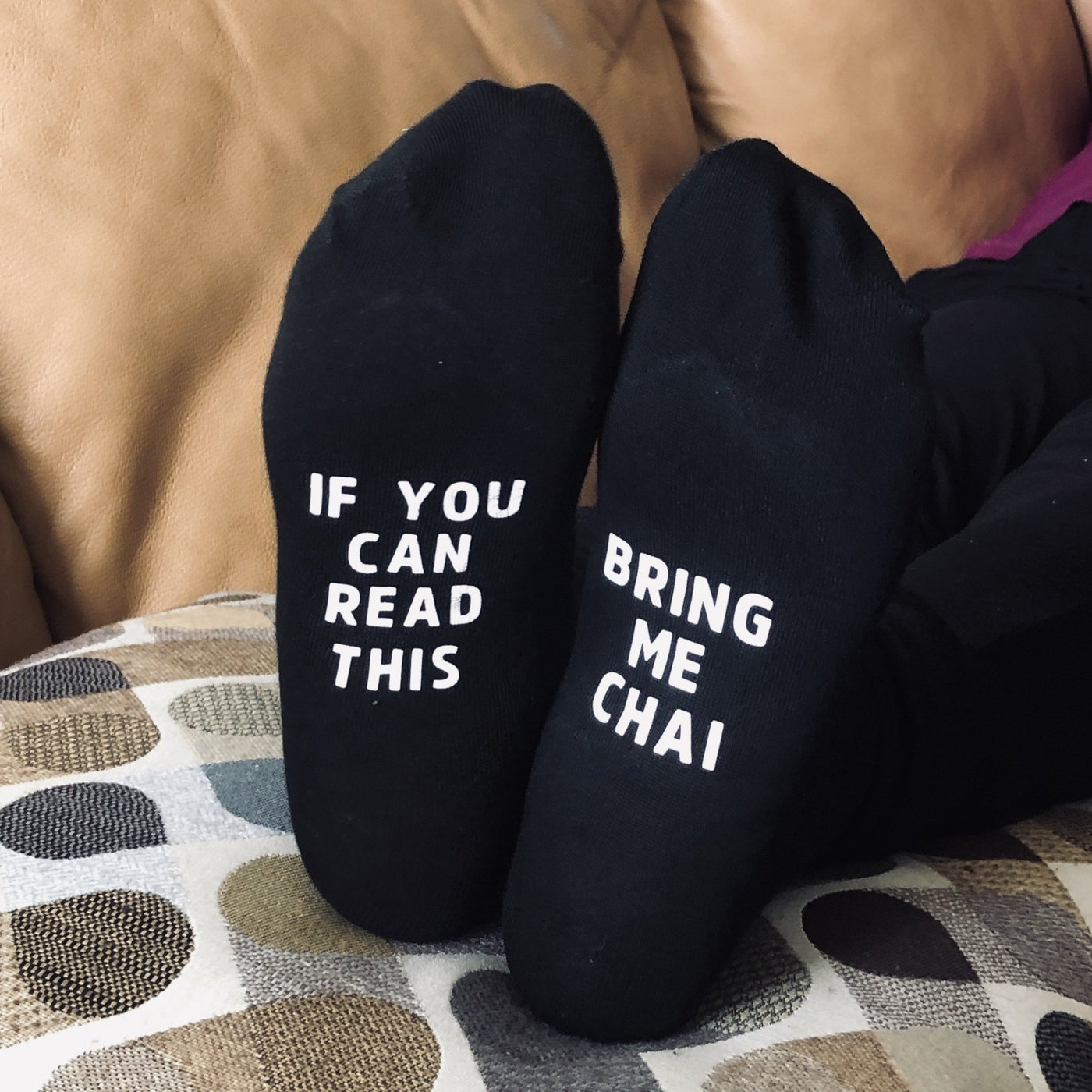 Bring Me Chai Crew Socks