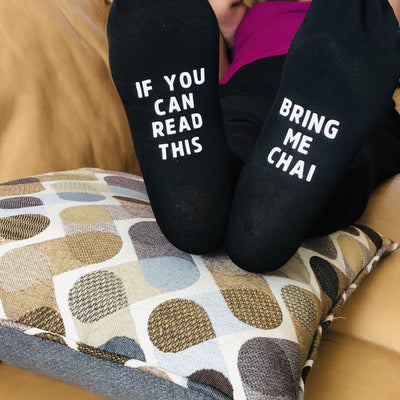 Bring Me Chai Crew Socks