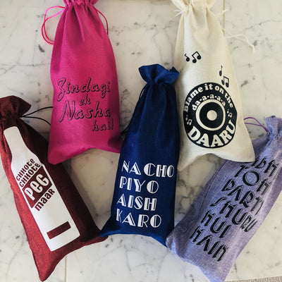 Abhi Toh Party Shuru Hui Hain Wine Bag